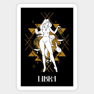 Libra zodiac sign Sticker